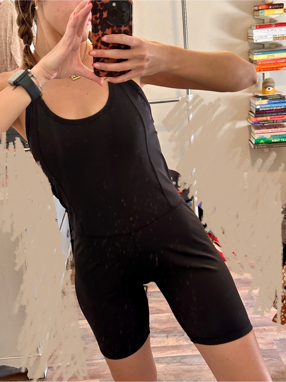 Zella Black Athletic Romper